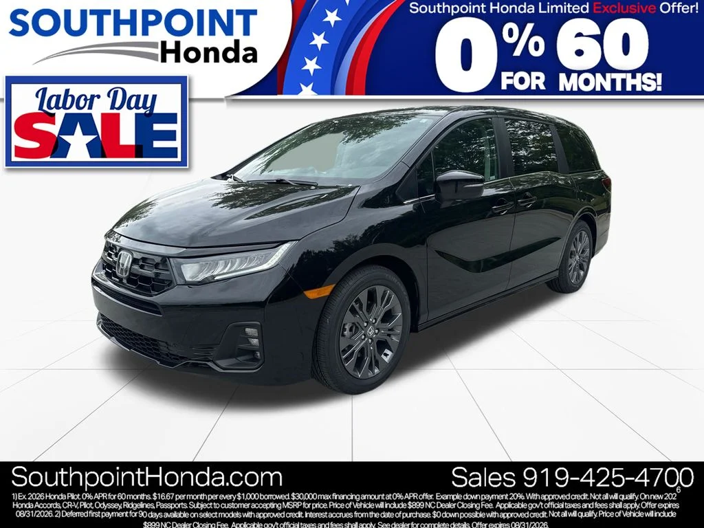 New 2026 Crystal Black Pearl Honda Touring image 3