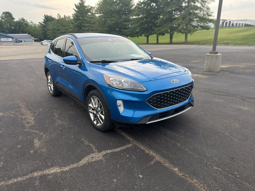Used 2021 Velocity Blue Metallic Ford Titanium image 6