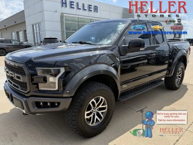 Used 2017 Shadow Black Ford Raptor image 1