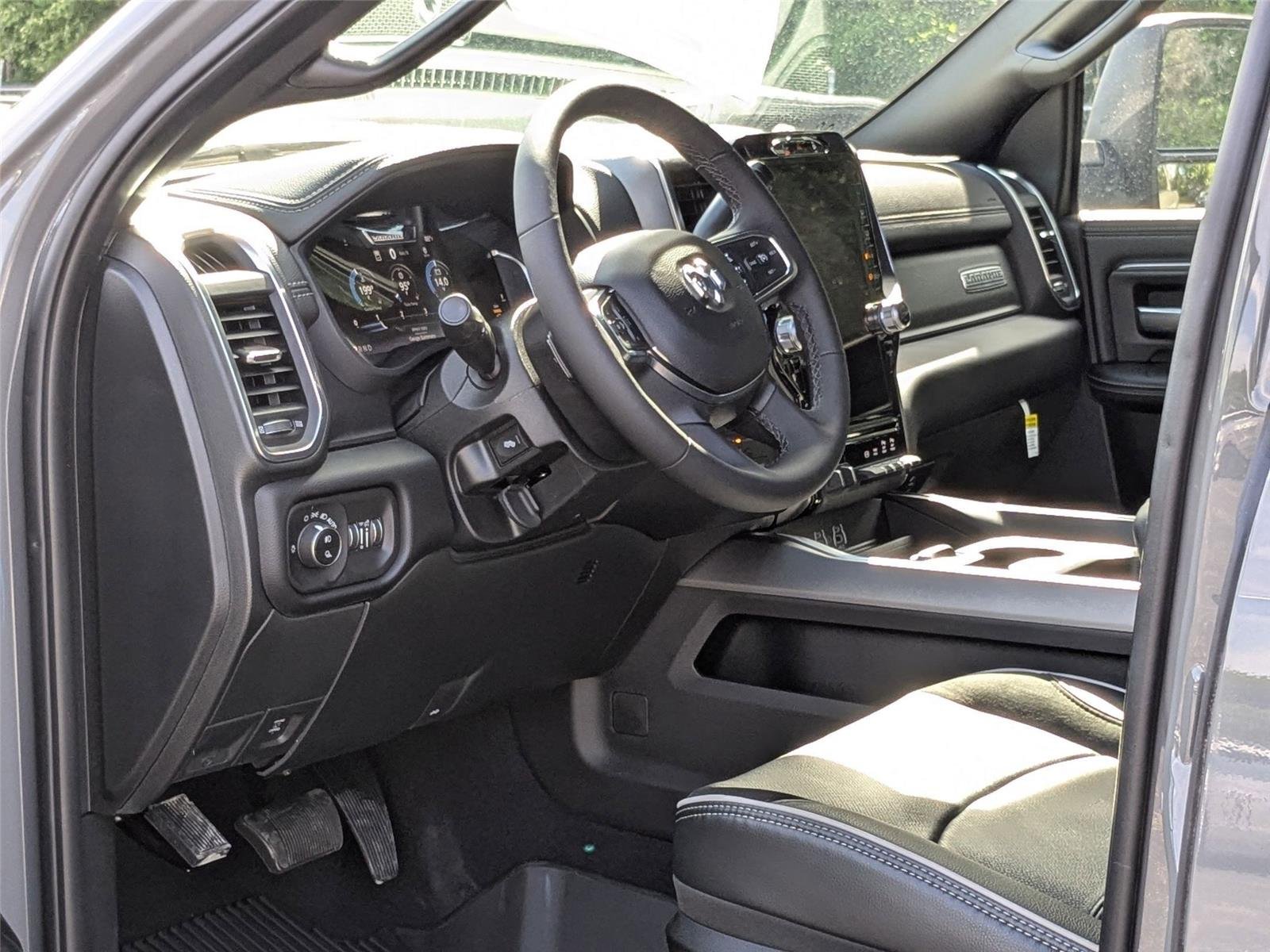 New 2026 Ceramic Gray Clear-Coat Exterior Paint RAM Laramie image 2