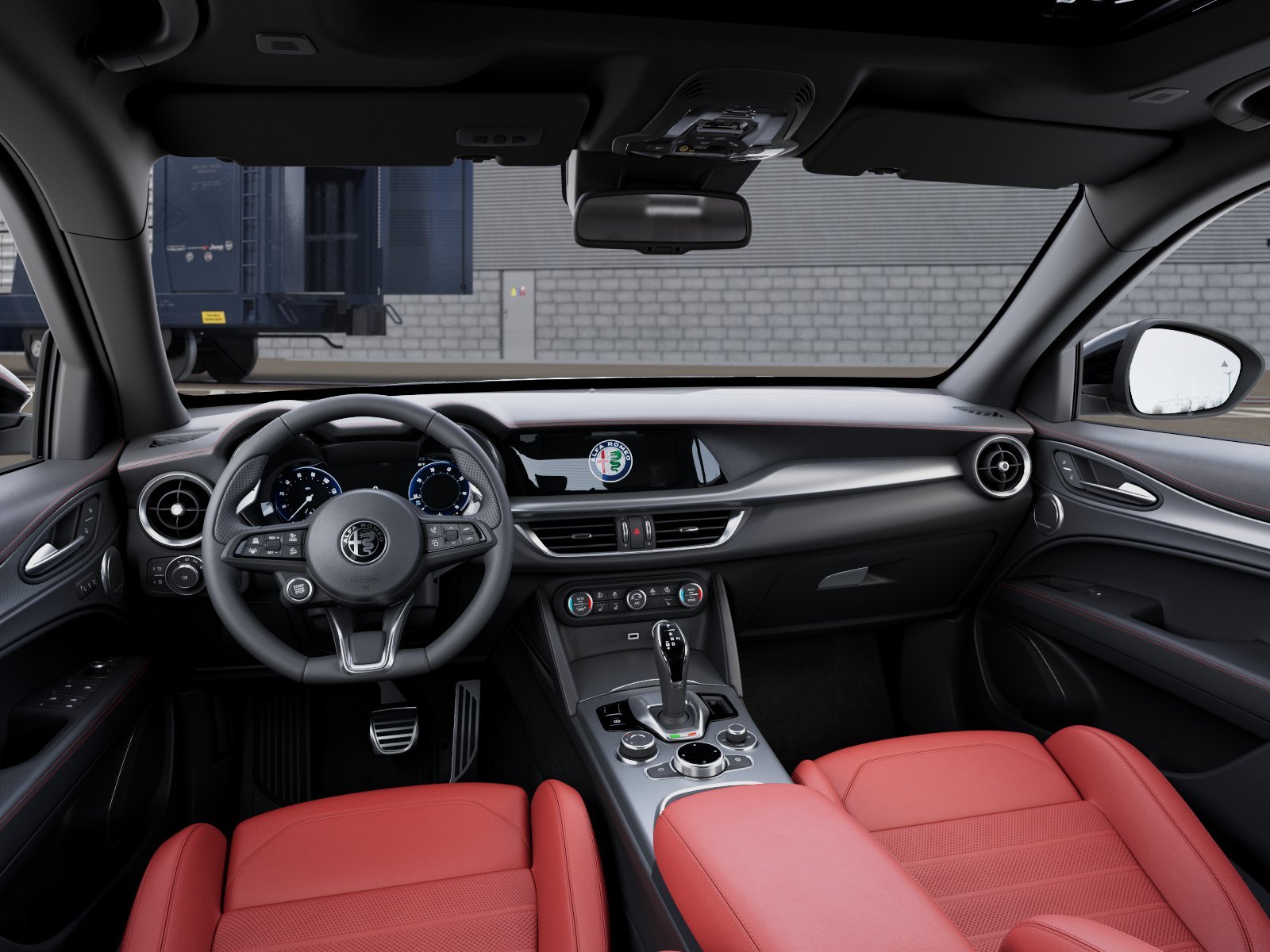 New 2026 Vulcano Black Metallic Exterior Paint Alfa Romeo Base image 8