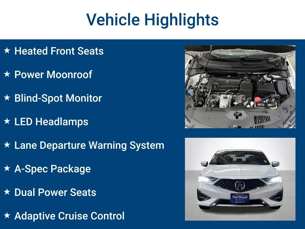 Used 2019 White Acura Technology & A-Spec Packages image 3
