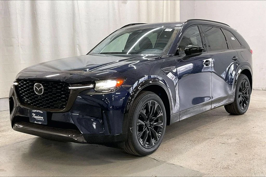 New 2026 Deep Crystal Blue Mica Mazda 3.3 Turbo S Premium Sport AWD image 2