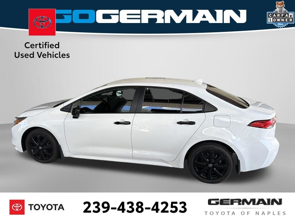 Used 2025 White Toyota LE image 9