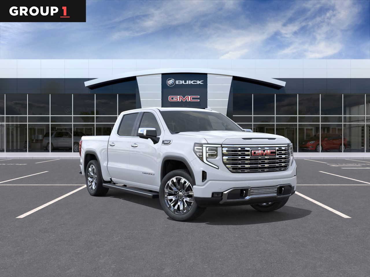 New 2026 Glacier White Tricoat GMC Denali image 1
