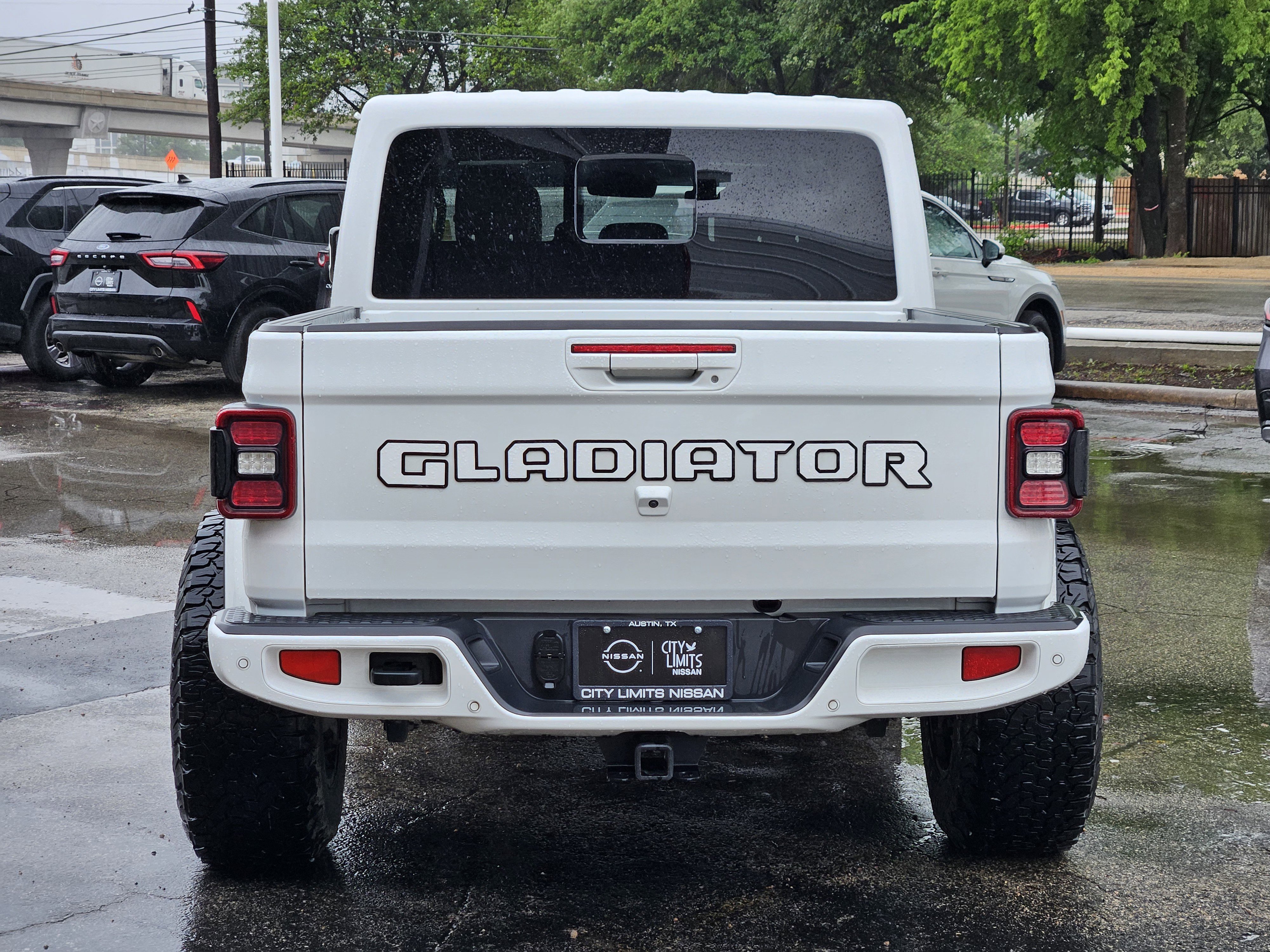 Used 2021 Bright White Clear Coat Jeep High Altitude image 6