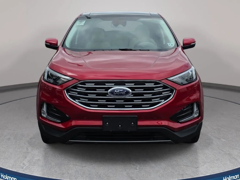 Certified Used 2023 Rapid Red Metallic Tinted Clearcoat Ford Titanium image 2