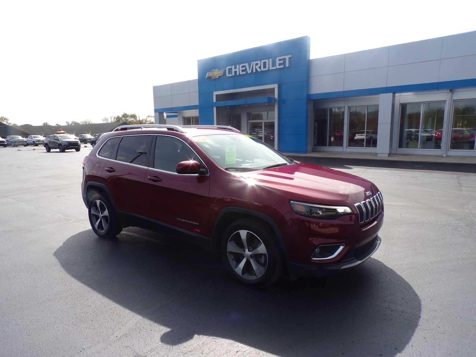 Used 2020 Jeep Cherokee Limited with VIN 1C4PJLDB4LD629721 for sale in Alexandria, IN