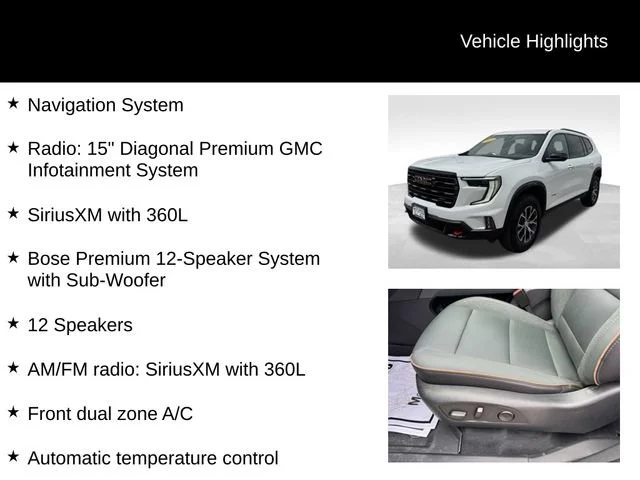 Certified Used 2025 Summit White GMC AT4 image 7