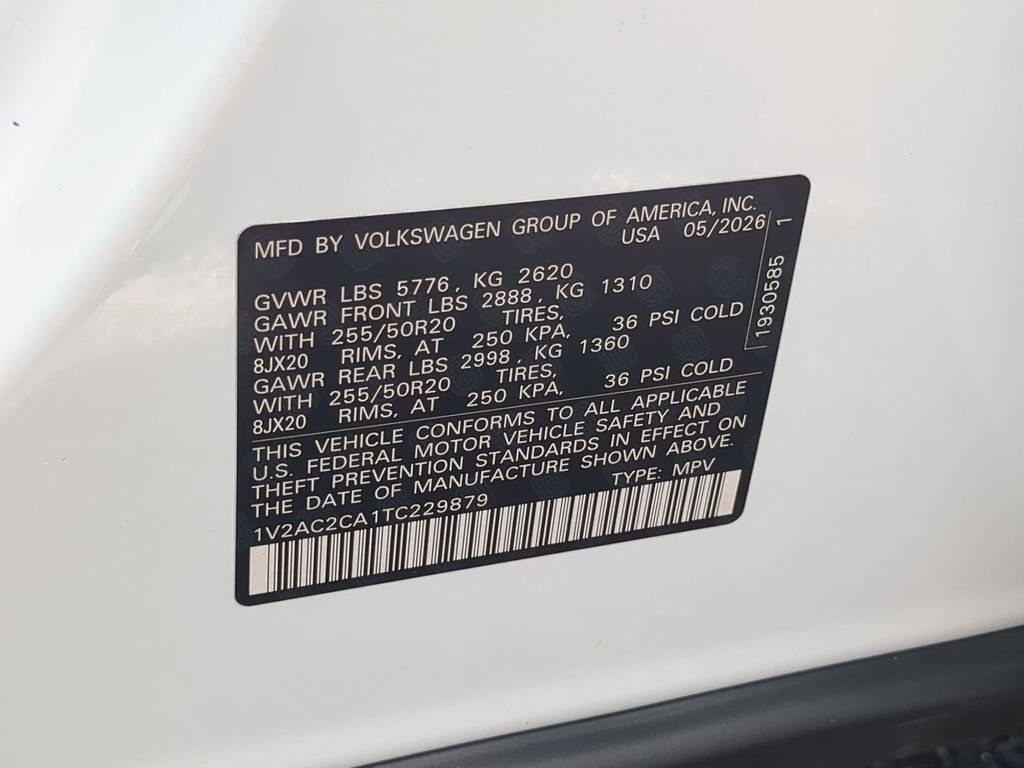 New 2026 White/off-white Volkswagen 2.0T SEL R-Line Black image 36