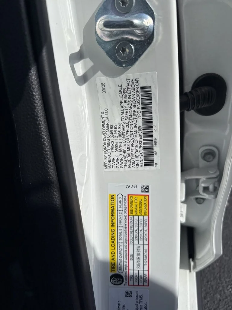 New 2026 Platinum White Pearl Honda Sport image 23