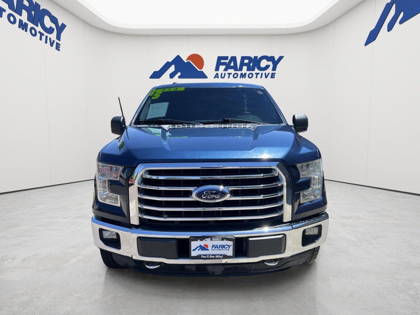Used 2015 Blue Jeans Metallic Ford XLT image 2