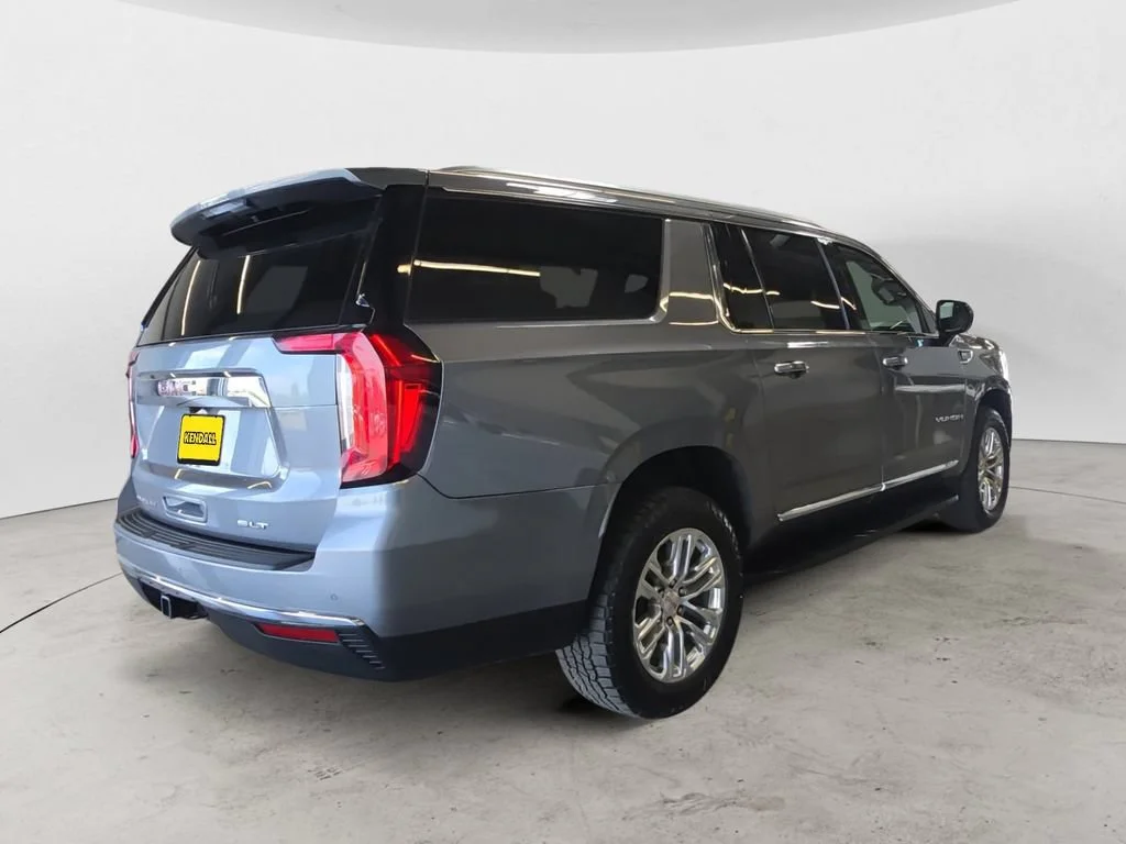 Used 2021 SATIN STEEL METALLIC GMC SLT image 5