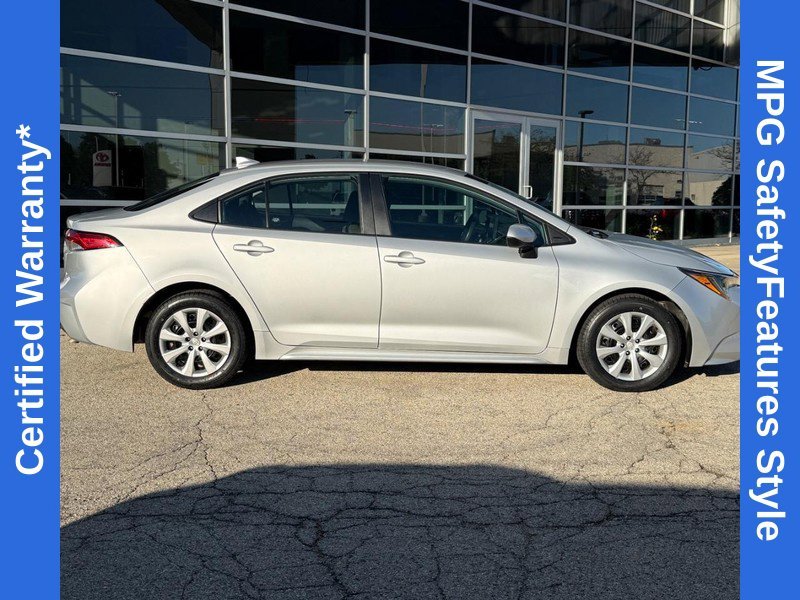 Certified Used 2024 CLASSIC SILVER METALLIC Toyota LE image 2