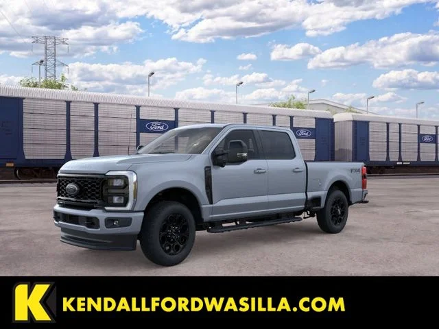 New 2026 Gray Metallic Ford Lariat image 1