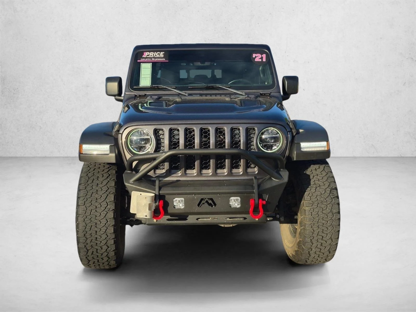 Used 2021 Granite Crystal Clearcoat Metallic Jeep Rubicon image 2
