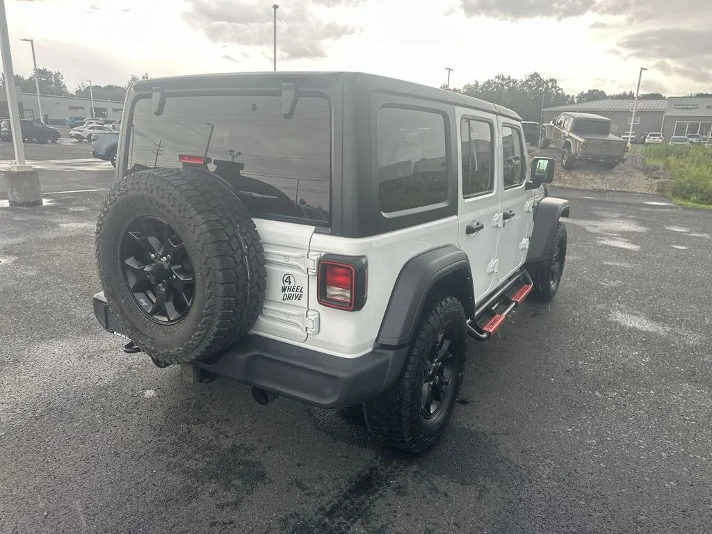 Used 2021 White Jeep Unlimited Willys image 8