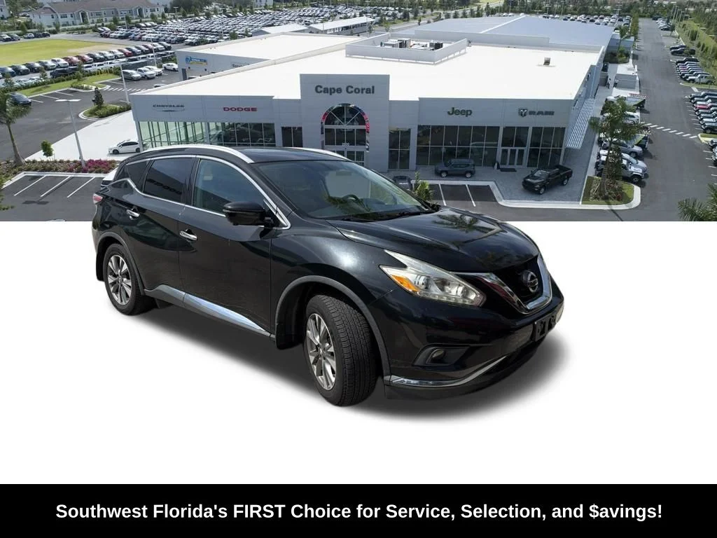 Used 2017 Nissan Murano SL with VIN 5N1AZ2MH9HN101022 for sale in Cape Coral, FL