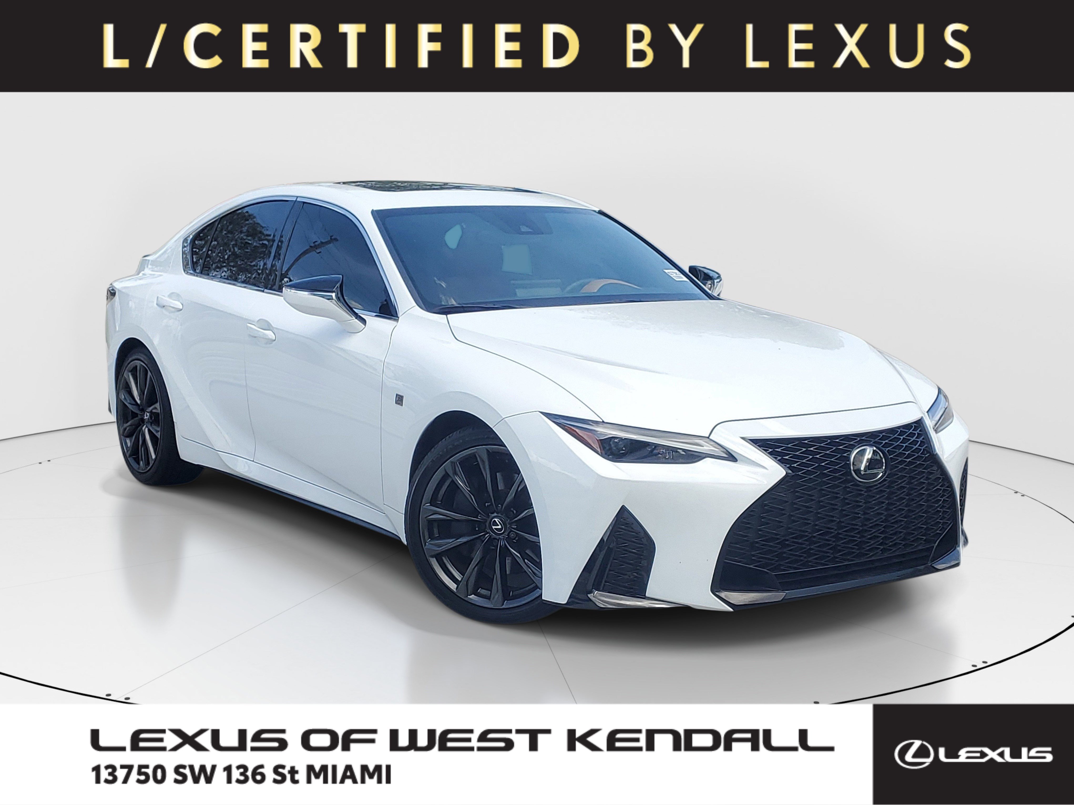 Certified Used 2024 Ultra White Lexus IS 350 F SPORT Design image 1