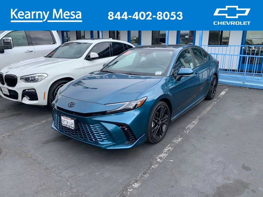 Used 2025 Blue Toyota XSE image 1