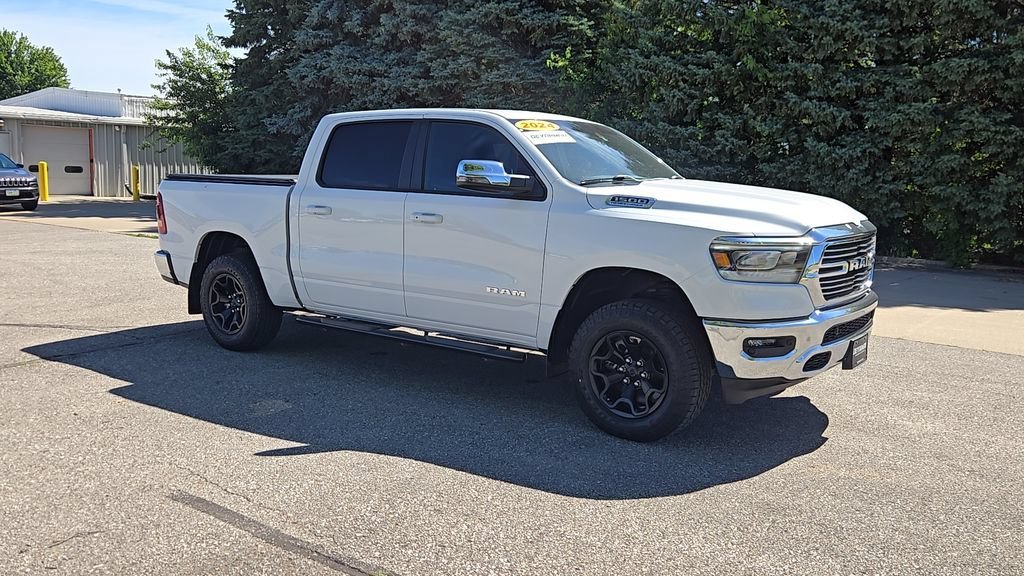 Used 2024 Bright White Clearcoat Ram Laramie image 2