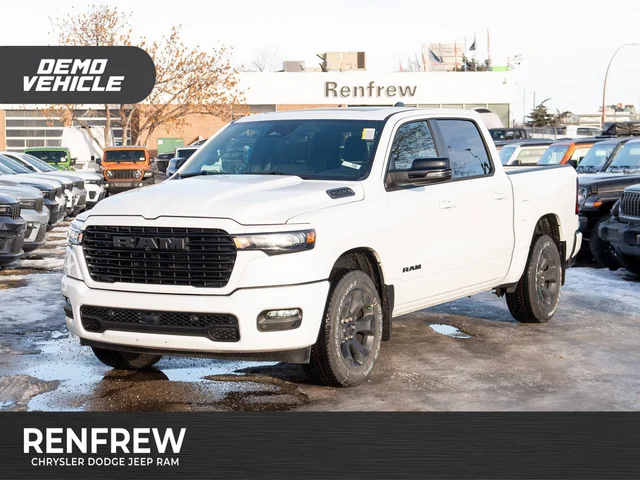 2026 RAM 1500 Sport* Crew Cab 4x4, Twin-Turbo, Pano Sunroof, Nav, 12 Inch Screen