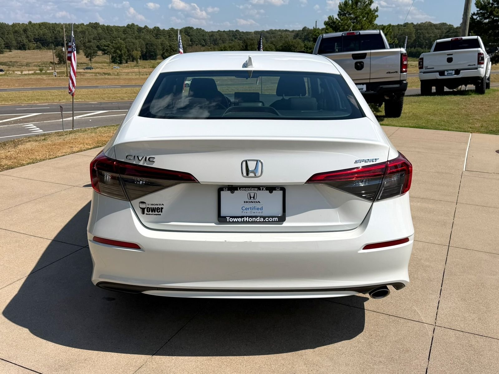 Certified Used 2024 Platinum White Pearl Honda Sport image 5