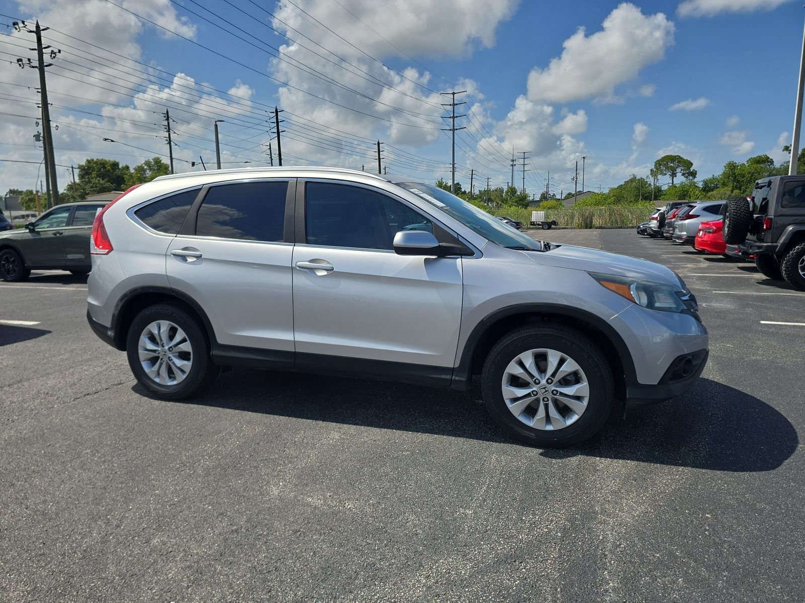 Used 2012 Honda CR-V EX-L with VIN 2HKRM4H73CH633944 for sale in Port Richey, FL