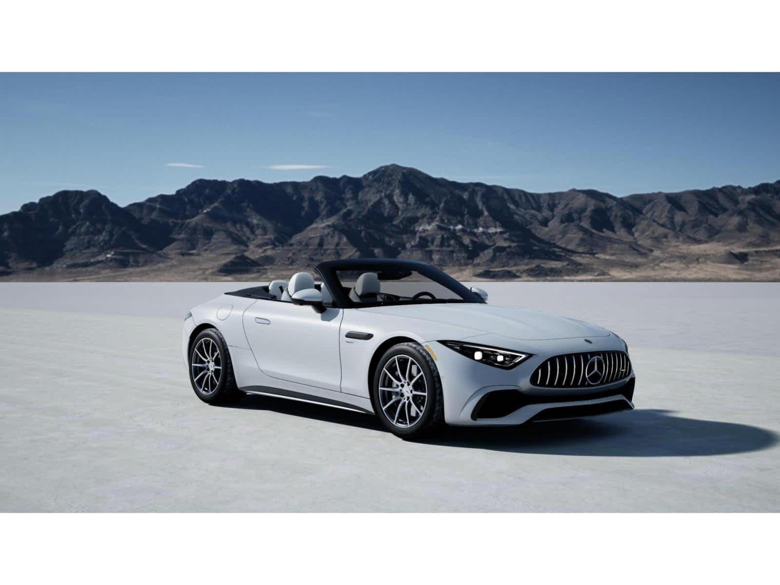 New 2027 MANUFAKTUR Moonlight White Metallic Mercedes-Benz AMG® SL 43 Roadster image 10