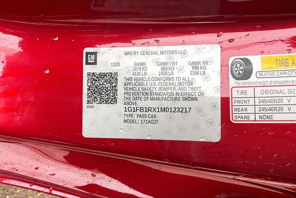 Used 2021 Red Chevrolet 1LT image 14
