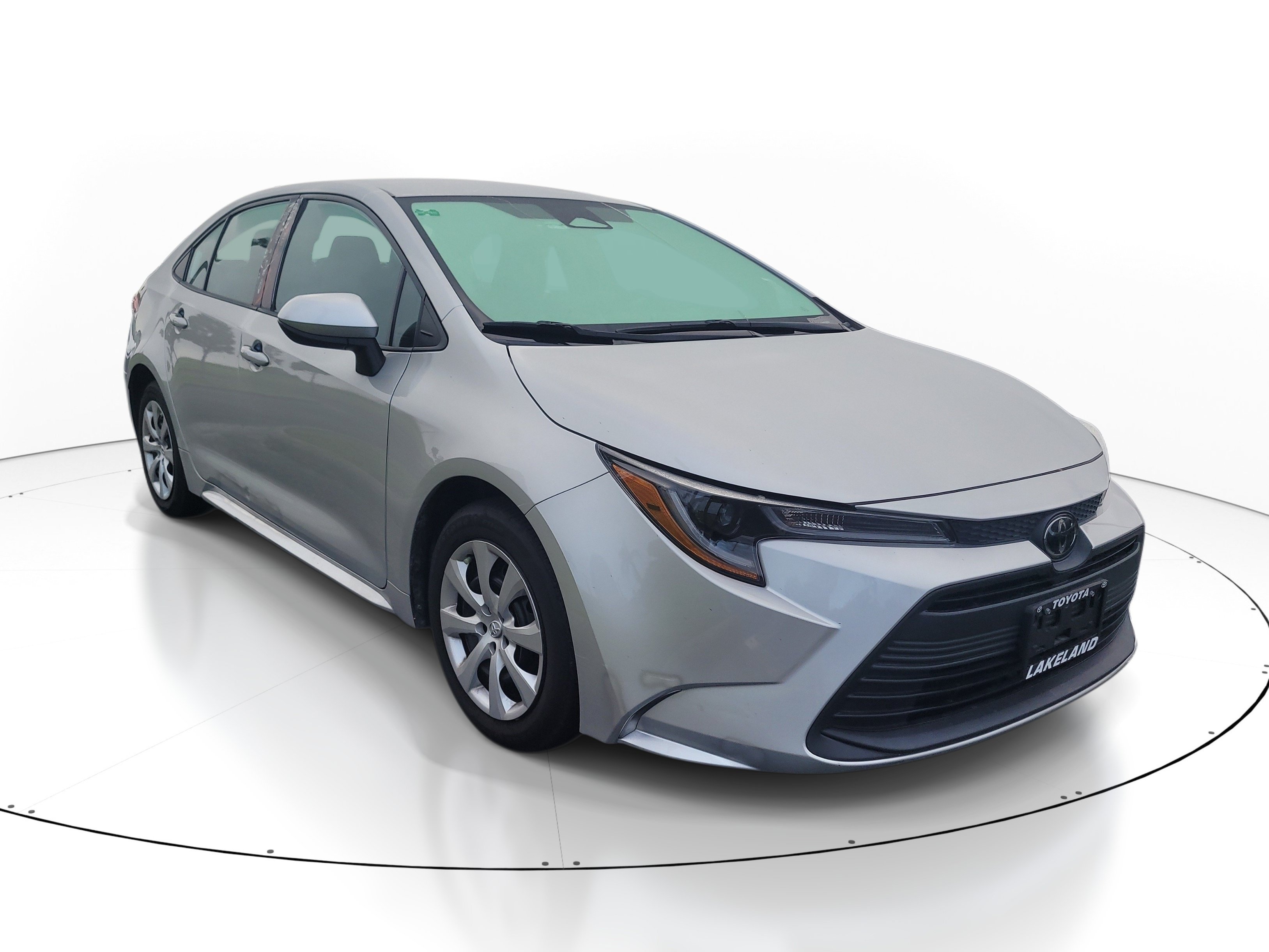 Used 2024 Classic Silver Metallic Toyota LE image 1