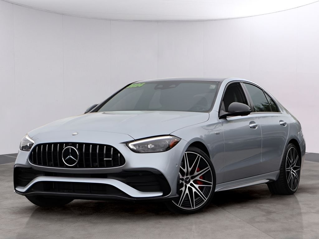 Used 2024 Cirrus Silver Metallic Mercedes-Benz C 43 AMG® image 1