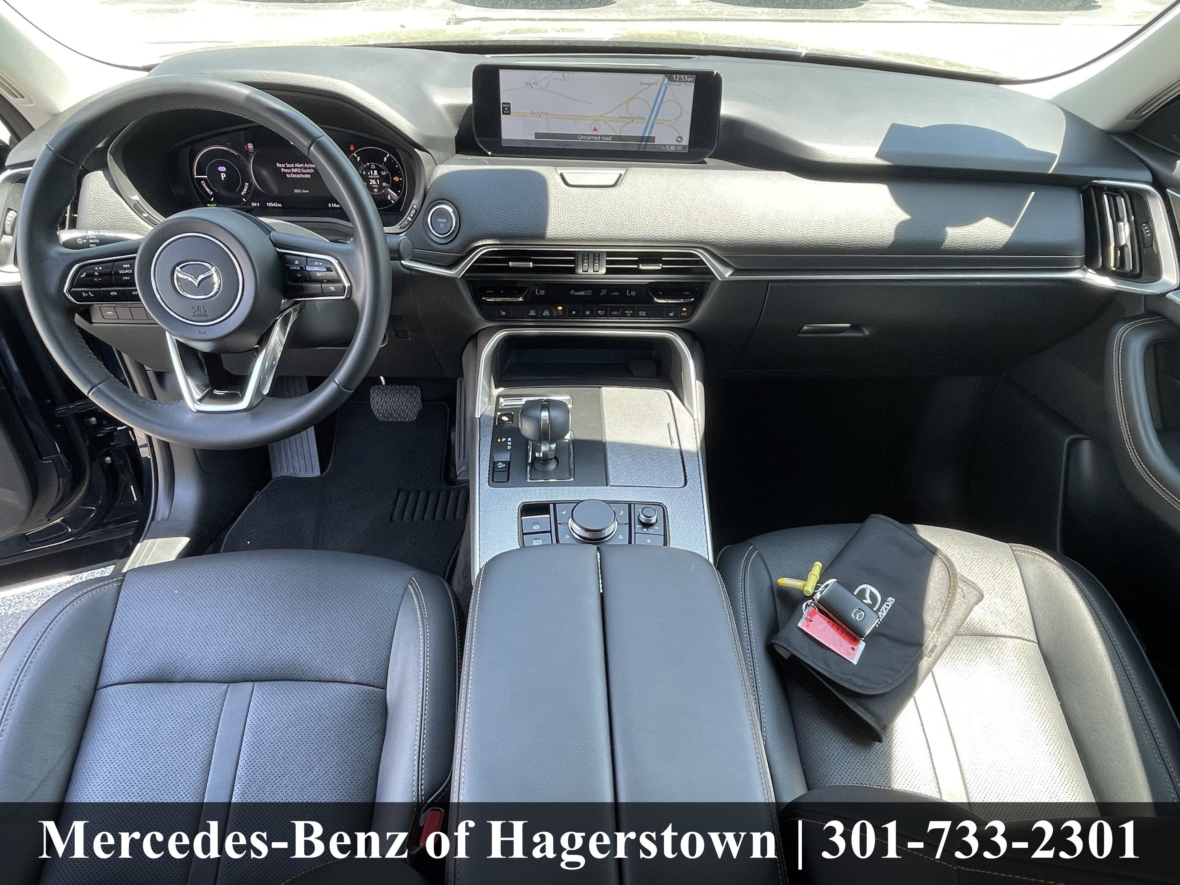 Used 2024 Deep Crystal Blue Mica Mazda Preferred AWD image 6