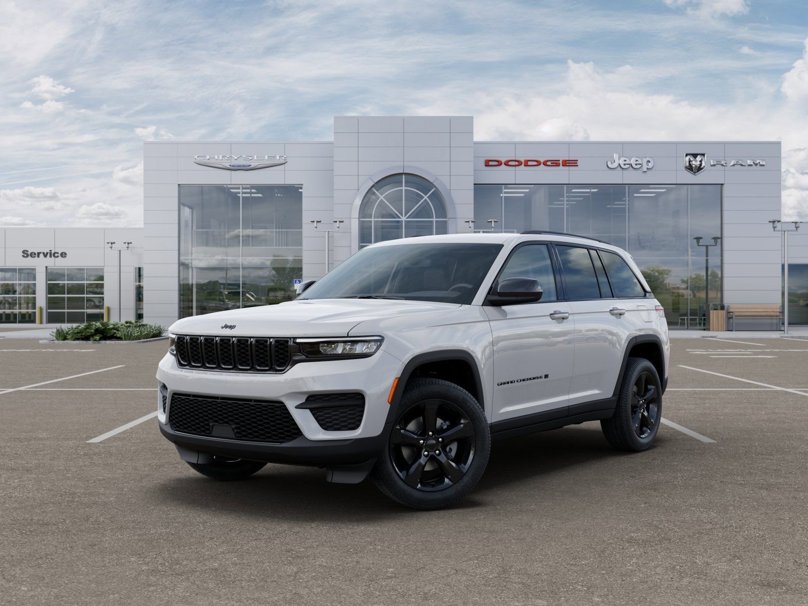 New 2025 Bright White Clear-Coat Exterior Paint Jeep Altitude image 1