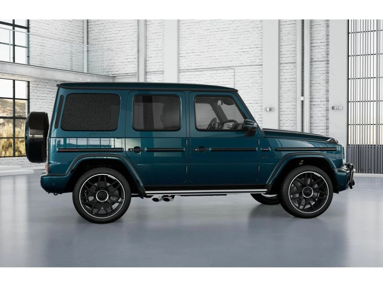 New 2027 MANUFAKTUR Sea Blue metallic Mercedes-Benz AMG® G 63 SUV image 17