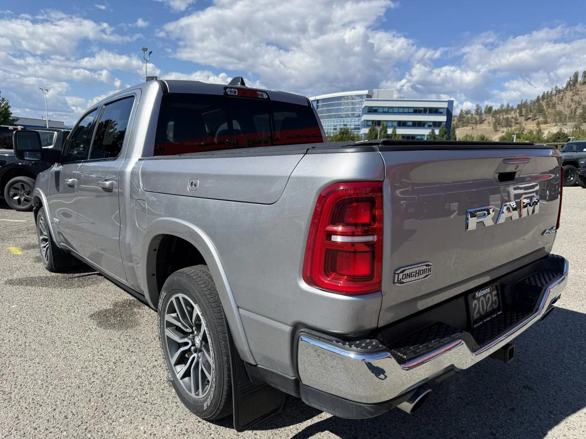 Used 2025 Silver RAM Limited Longhorn 4x4 Crew Cab 5