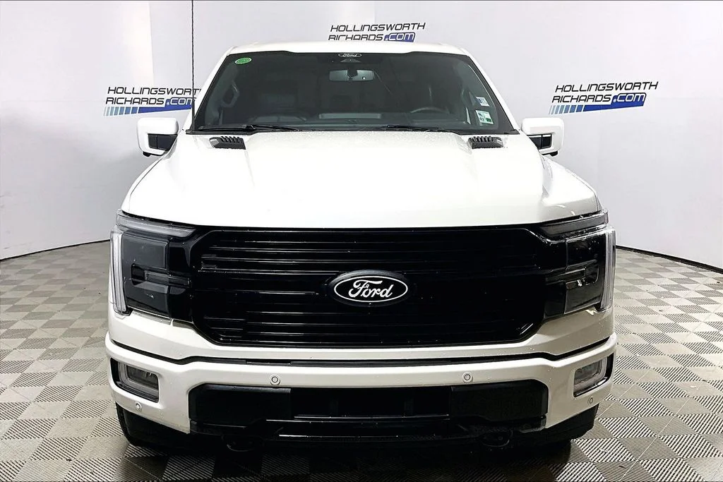 Used 2025 White Metallic Ford Platinum image 2