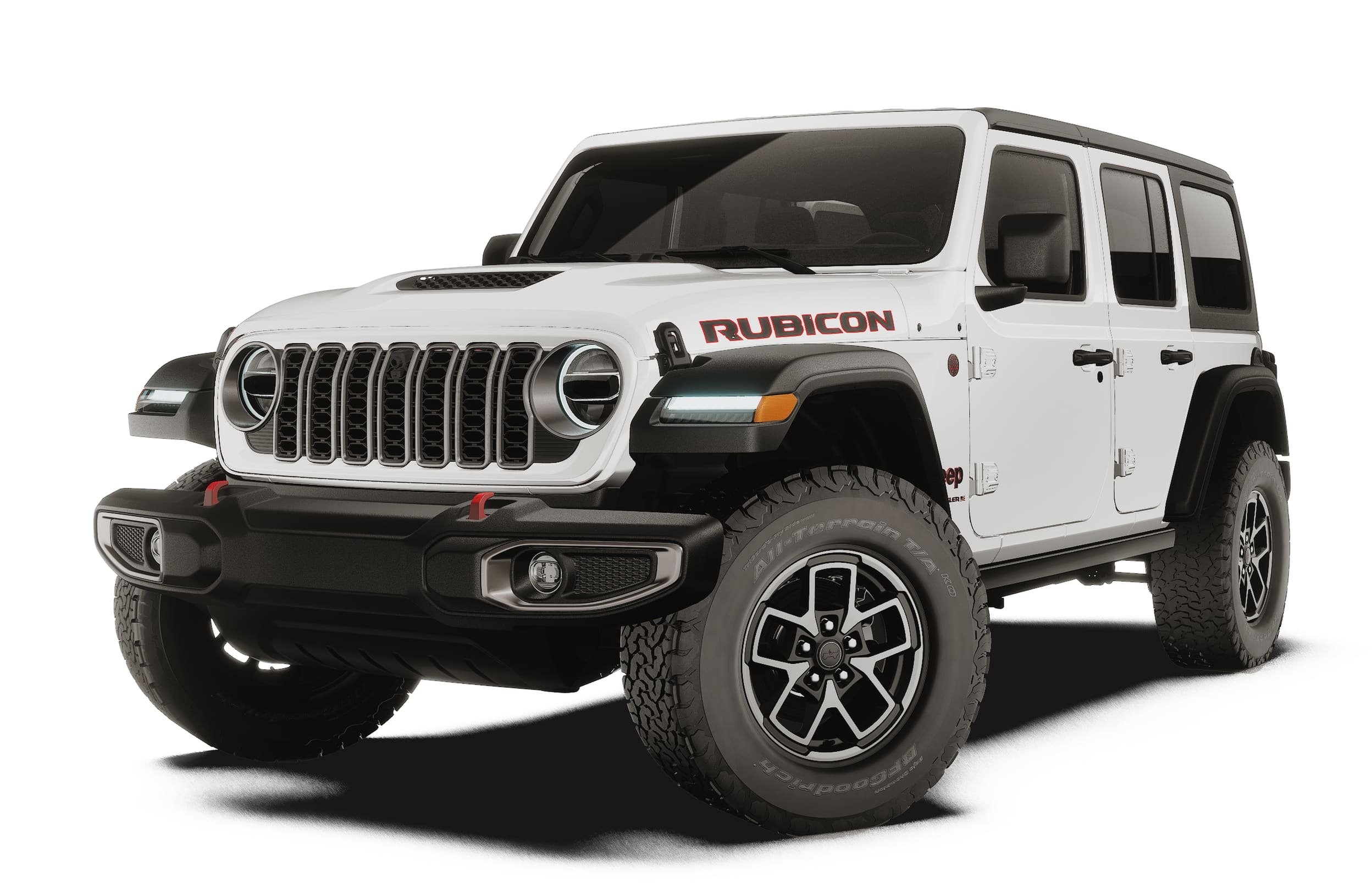 New 2027 Bright White Clear-Coat Paint Jeep Rubicon image 1