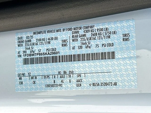 New 2025 Oxford White Ford KNAPHEIDE KUV129SU-FT image 19