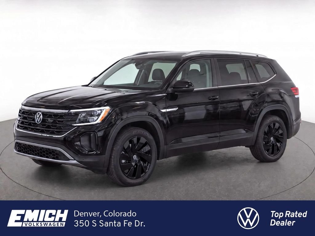 New 2026 Deep Black Pearl Volkswagen SE w/Technology image 1