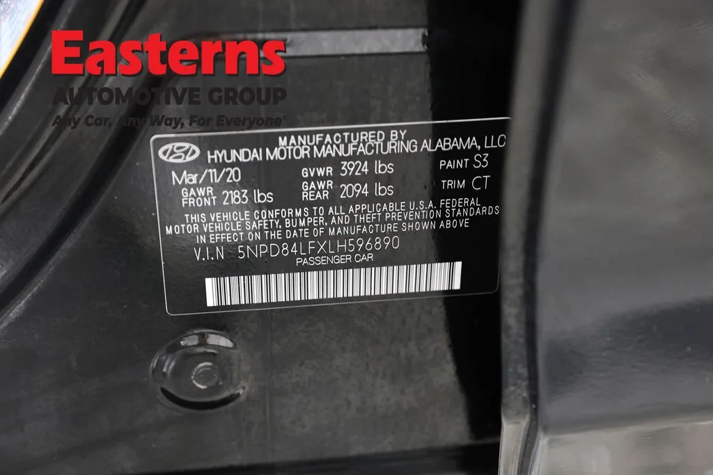 Used 2020 Black Hyundai SEL image 34