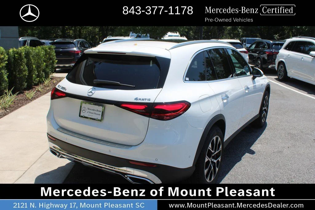 Certified Used 2025 Polar White Mercedes-Benz GLC 350e image 5
