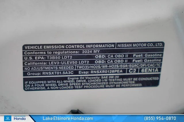 Used 2024 White Pearl Nissan SV image 31