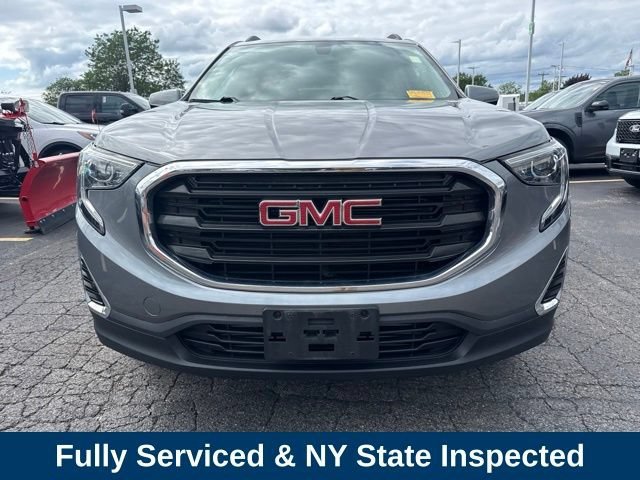 Used 2019 SATIN STEEL METALLIC GMC SLE image 2