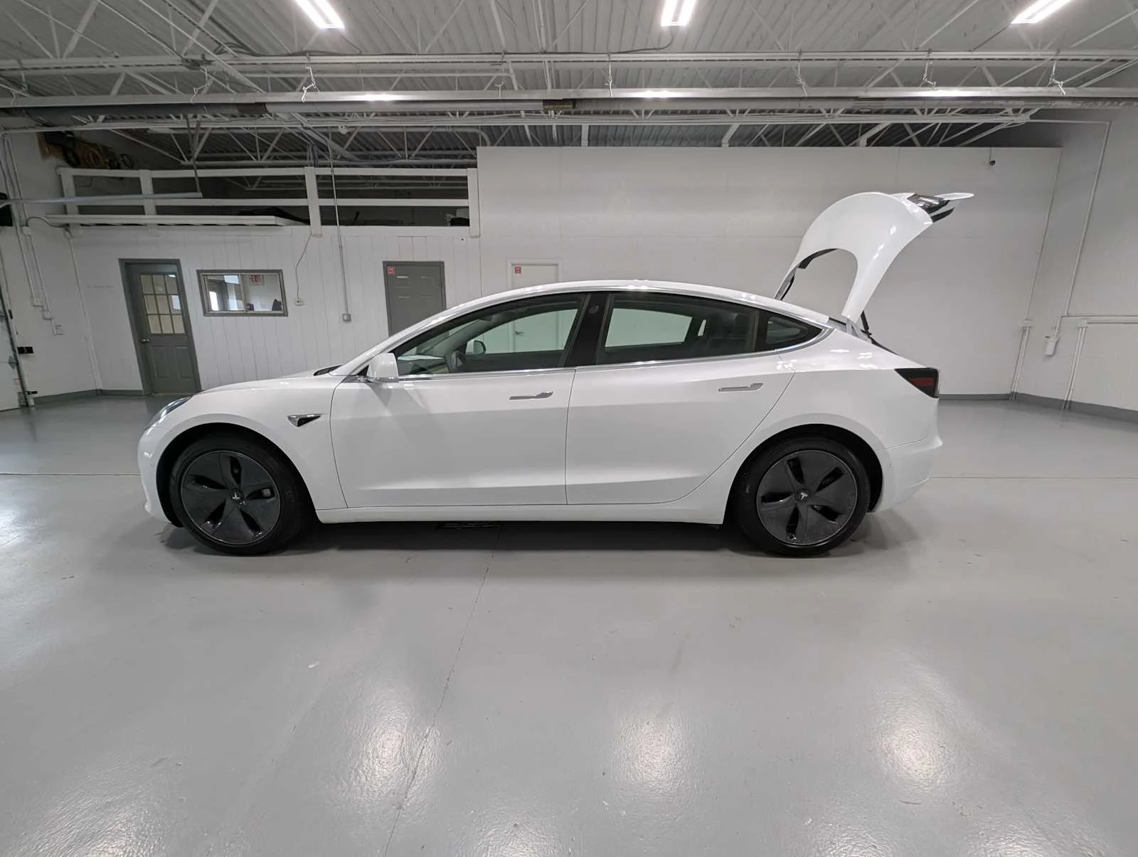 Used 2020 Pearl White Multi-Coat Tesla Standard Range Plus image 12