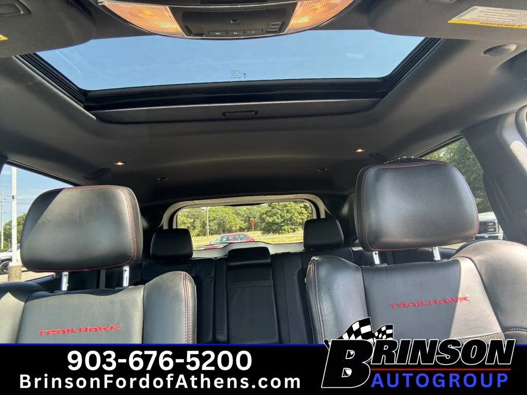 Used 2021 Bright White Clearcoat Jeep Trailhawk image 34