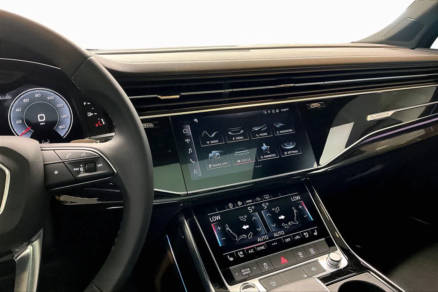 Used 2023 Mythos Black Metallic Audi Premium Plus image 11