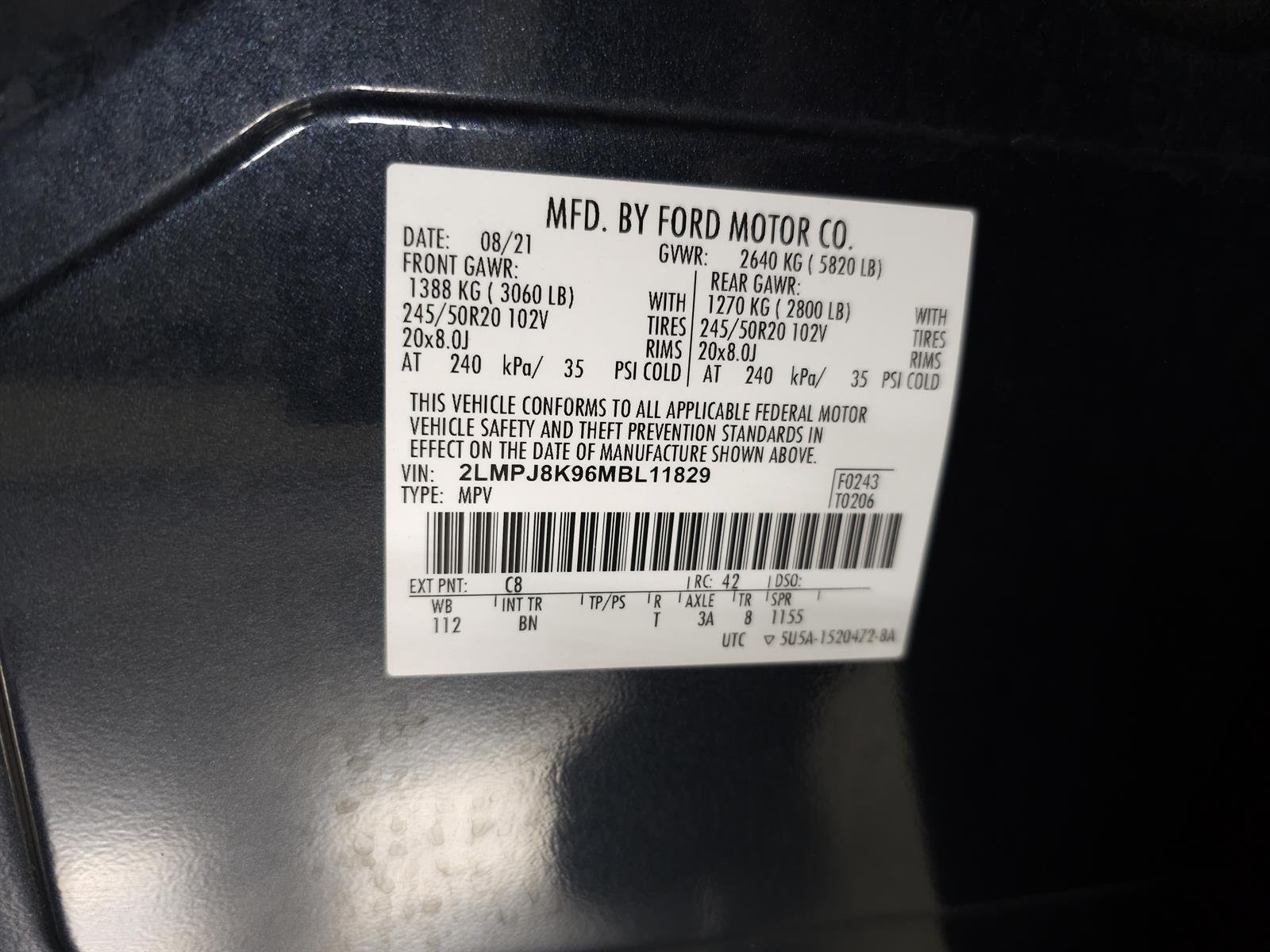 Used 2021 Blue Lincoln Reserve image 33