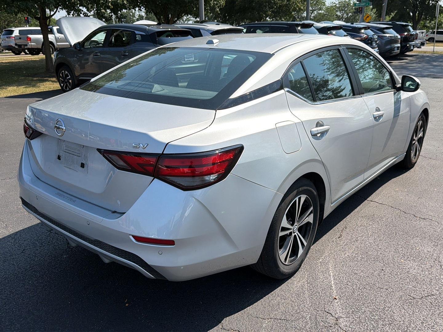 Used 2023 Gun Metallic Nissan SV image 4