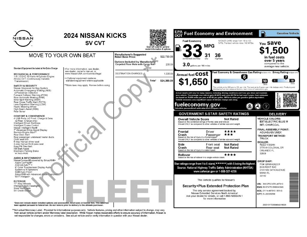 Used 2024 Blue Nissan SV image 21